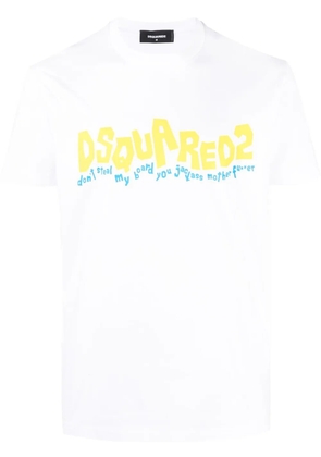 DSQUARED2 graphic print t-shirt - White
