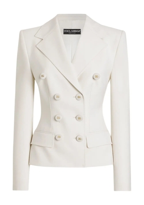 Dolce & Gabbana double-breasted button jacket - White