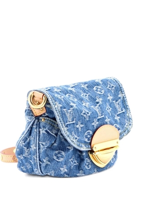 Louis Vuitton Pre-Owned Sunset Handbag LV Remix Monogram Denim clutch bag - Blue