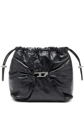 Diesel Scrunch-D bucket bag - Black