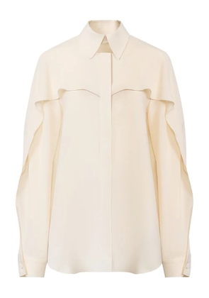 Fabiana Filippi ruffled sleeve shirt - Neutrals