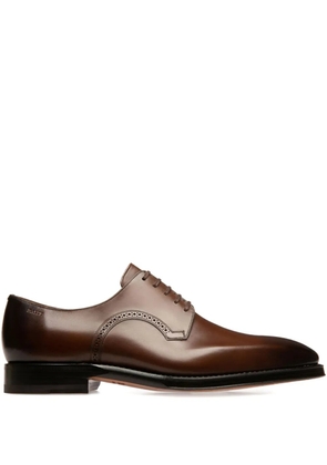 Bally Scamardo brogue-leather derby shoes - Brown