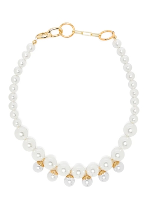 Atu Body Couture x Shir Fine Jewellery beaded necklace - White