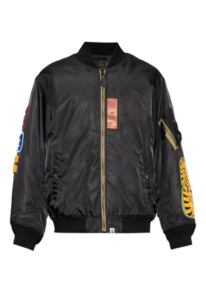 A BATHING APE® Shark MA-1 bomber jacket - Black