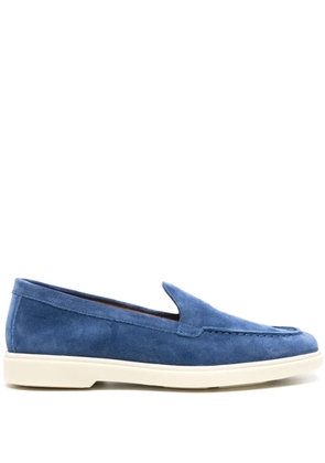 Santoni suede loafers - Blue