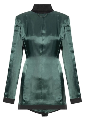 MM6 Maison Margiela inside-out effect blazer - Green