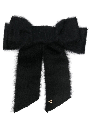 Parlor brushed hair clip - Black