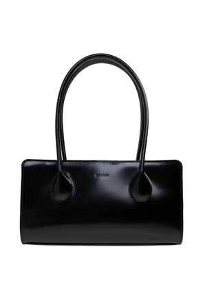 LIE STUDIO The Lou patent leather bag - Black