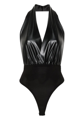 Alchemy x Lia Aram V-neck bodysuit - Black