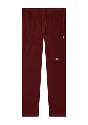 Advisory Board Crystals logo-patch trousers - Red