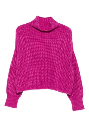 Ulla Johnson Veron high-neck ribbed sweater - Pink