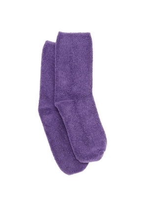 Baserange Overrankle textured sobo socks - Purple