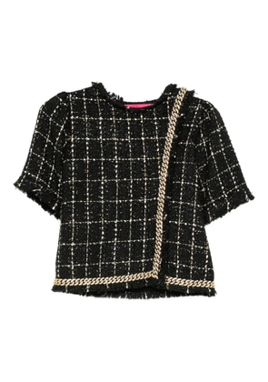 MIAU by Clara Rotescu Makoa chain-trim top - Black