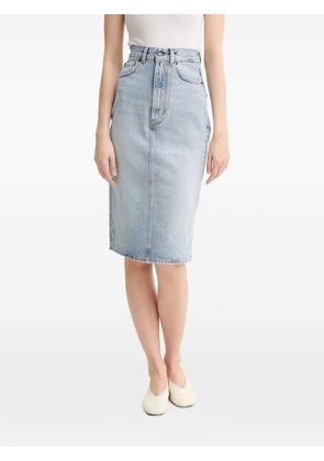 Fiorucci pocket midi skirt - Blue