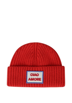 Giada Benincasa patch-detail hat - Red