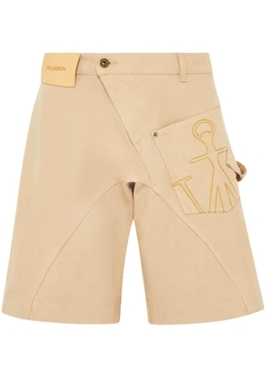 JW Anderson Twisted shorts - Neutrals