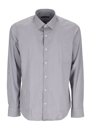 RAF MOORE pinstripe long-sleeves shirt - Grey