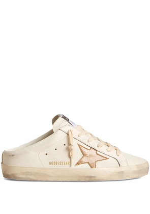 Golden Goose Super-Star sabot leather sneakers - White