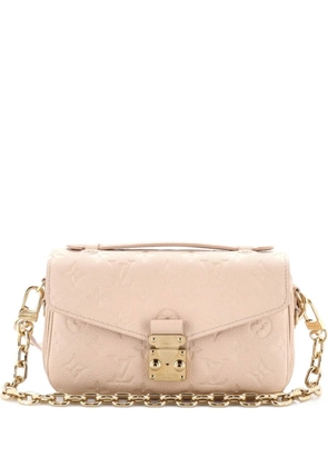 Louis Vuitton Pre-Owned Pochette Metis Monogram Empreinte Leather East West crossbody bag - Neutrals