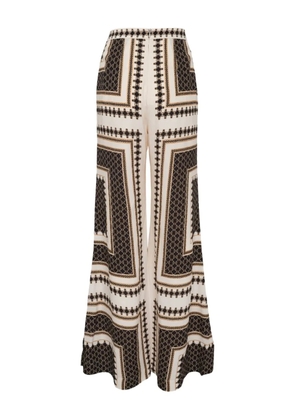 ZIMMERMANN geometric-print trousers - Neutrals