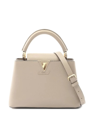 Louis Vuitton Pre-Owned 2021 BB Capucines leather tote bag - Neutrals
