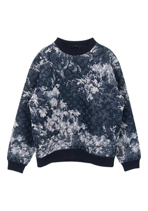 Louis Vuitton Pre-Owned 2000s monogram tapestry sweatshirt - Blue