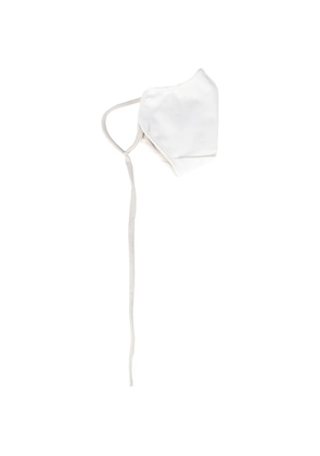 Rick Owens tie-fastening covering mask - White