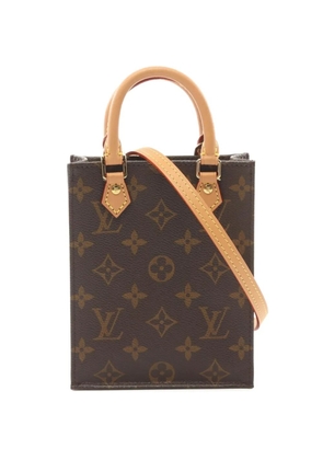 Louis Vuitton Pre-Owned 2020 Petite Sac Plat monogram tote bag - Brown