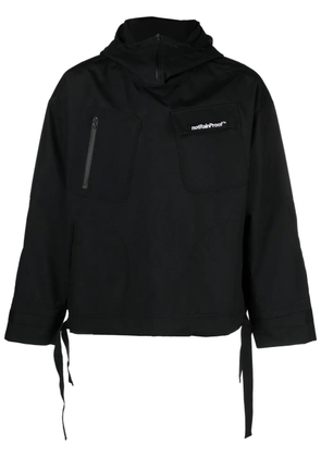 STYLAND x notRainProof ripstop pull-over jacket - Black