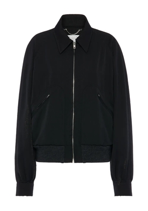 Maison Margiela virgin wool bomber jacket - Black