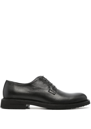 Casadei Cervo leather derby shoes - Black