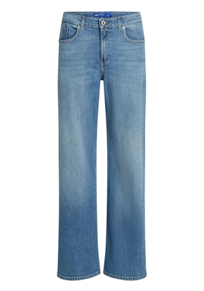 Karl Lagerfeld Jeans split hem mid-rise jeans - Blue