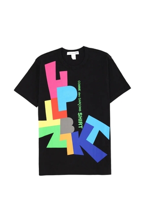 Comme Des Garçons Shirt geometric-print T-shirt - Black