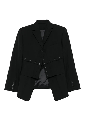 Rokh button-fastening blazer - Black