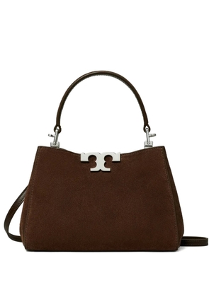 Tory Burch mini Eleanor suede satchel bag - Brown