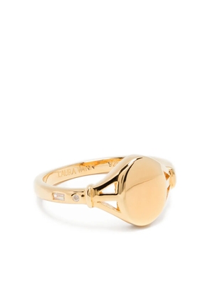 V JEWELLERY Tilly Signet pinky ring - Gold