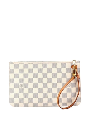 Louis Vuitton Pre-Owned Neverfull Pochette Damier Large pouch - White