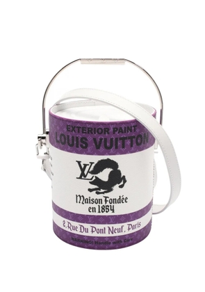 Louis Vuitton Pre-Owned 2021 Paint Can two-way handbag - White