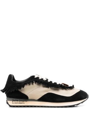 Palm Angels fringe low-top sneakers - Black