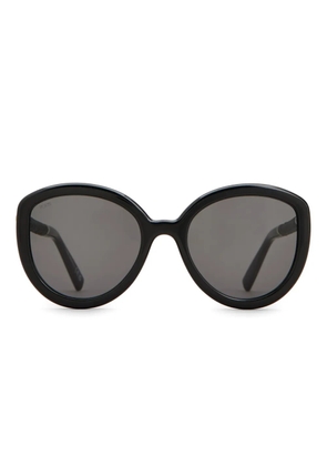 Tod's logo-engraved sunglasses - Black