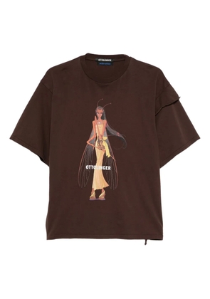 Ottolinger Deconstructed T-shirt - Brown