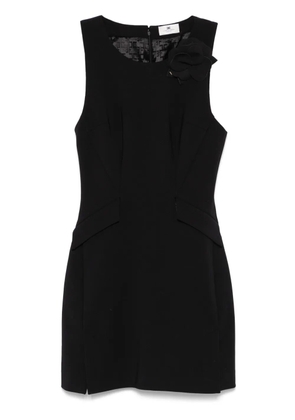 Elisabetta Franchi sleeveless crepe mini dress - Black
