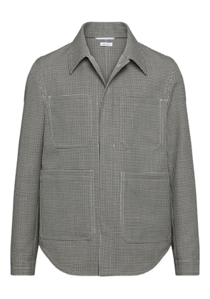Thom Browne houndstooth shirt jacket - Grey