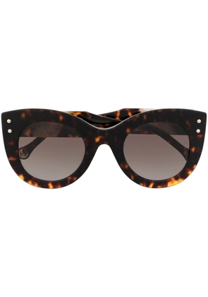 Carolina Herrera cat-eye frame sunglasses - Brown