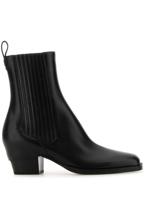 FENDI leather ankle boots - Black