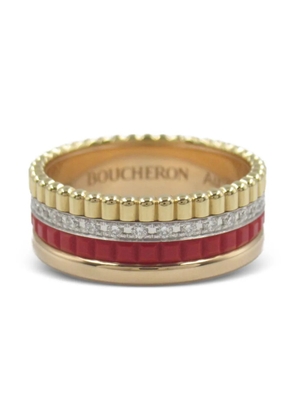 Boucheron Pre-Owned 2010s 18K gold Quatre Red diamond ring
