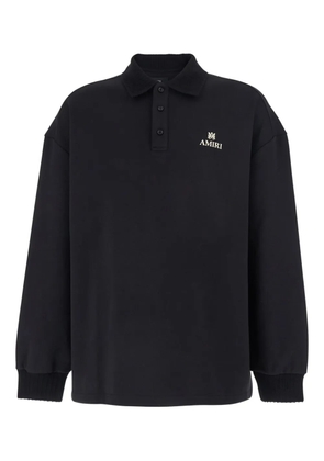 AMIRI logo-print polo shirt - Black