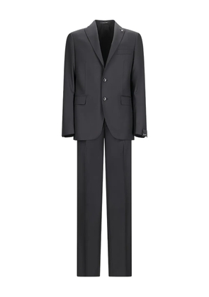 Tagliatore wool-blend single-breasted suit - Black