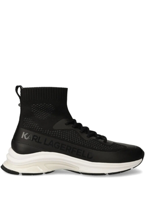 Karl Lagerfeld leather sneakers - Black