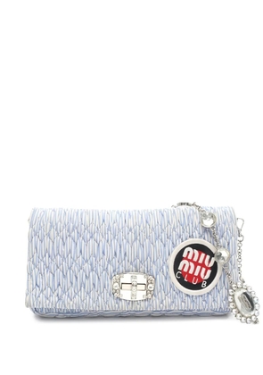 Miu Miu Pre-Owned 2000s Club matelassé clutch bag - Blue